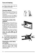 Preview for 18 page of Electrolux Zanussi ZCE5200 User Manual