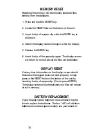 Preview for 38 page of ELECTRONIC DIRECTORY Rolodex File Operating Manual