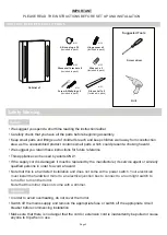 Preview for 2 page of Elegant Furniture And Lighting MRE8001 User Manual