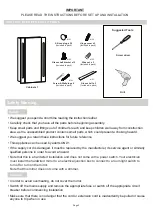 Preview for 2 page of Elegant Furniture And Lighting MRE8002 User Manual