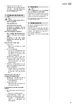 Preview for 49 page of Elektra Beckum Compressor Pump Mega 500 W Operating Instructions Manual