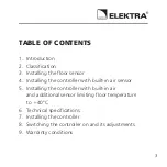 Preview for 3 page of ELEKTRA ELR-10 Installation Manual