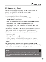 Preview for 33 page of ELEKTRA SelfTec PRO 10 Installation Manual