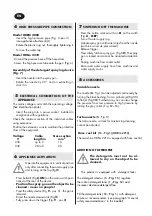 Preview for 13 page of Elektro Maschinen HDEm 2000 Top Line Operating Instruction