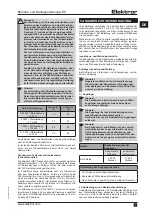 Preview for 7 page of Elektror A-HP Operating And Assembly Instructions Manual