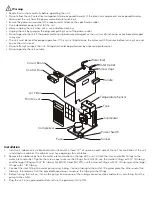 Preview for 2 page of Elemental Solutions EHC200 Quick Start Manual