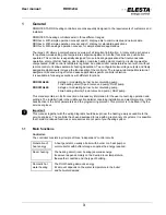 Preview for 3 page of Elesta DOMOTESTA RDO353A series User Manual