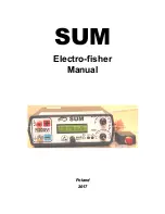 Preview for 1 page of Eletrofisher Sum Manual