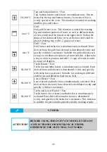 Preview for 45 page of Eleyus Astoria Operating Manual