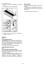 Preview for 21 page of ELICA BOXIN NO DRIP IX/A/120 Instruction On Mounting And Use Manual