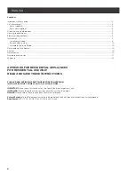 Preview for 2 page of ELICA EAS430SS Use, Care And Installation Manual