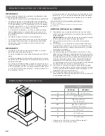 Preview for 24 page of ELICA ECM630S3 Use, Care And Installation Manual