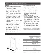 Preview for 15 page of ELICA ELG630S3 Use, Care And Installation Manual