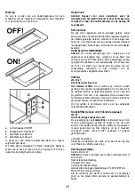 Preview for 29 page of ELICA Elite 14 Lux BL/A/50 Instruction On Mounting And Use Manual