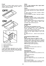 Preview for 60 page of ELICA Elite 14 Lux BL/A/50 Instruction On Mounting And Use Manual