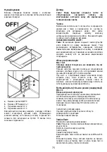 Preview for 75 page of ELICA Elite 14 Lux BL/A/50 Instruction On Mounting And Use Manual