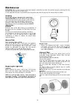 Preview for 16 page of ELICA EMD530S2 Use, Care And Installation Manual