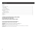 Preview for 2 page of ELICA EMD530S3 Use, Care And Installation Manual