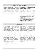 Preview for 6 page of ELICA ESNX43S1 Use, Care And Installation Manual