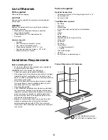 Preview for 5 page of ELICA ETB436SS Use, Care And Installation Manual