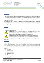 Preview for 3 page of Elisabeth Pharmacon ZEPHYRUS GelCube Illuminator Series Instructions For Use Manual