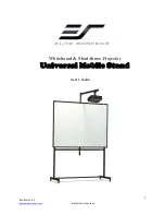 Elite Screens Universal Mobile Stand User Manual preview