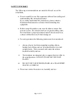 Preview for 3 page of EliteCare ECTR 01 Assembly And Operating Instructions Manual