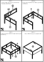 Preview for 8 page of eliving FURNITURE CHB-0554PCSGRY Assembly Instruction Manual