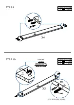 Preview for 9 page of eliving FURNITURE CUPPA 5 DRAWER TALLBOY Assembly Instruction Manual