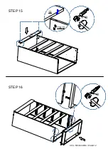 Preview for 12 page of eliving FURNITURE CUPPA 5 DRAWER TALLBOY Assembly Instruction Manual