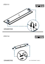 Preview for 15 page of eliving FURNITURE CUPPA 5 DRAWER TALLBOY Assembly Instruction Manual