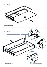 Preview for 17 page of eliving FURNITURE CUPPA 5 DRAWER TALLBOY Assembly Instruction Manual