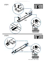 Preview for 4 page of eliving FURNITURE Cuppa Desk Assembly Instruction Manual