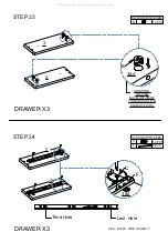 Preview for 17 page of eliving FURNITURE Cuppa Desk Assembly Instruction Manual