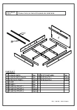 Preview for 3 page of eliving FURNITURE CUPPA KING SINGLE BED Assembly Instruction Manual