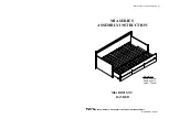 Preview for 1 page of eliving FURNITURE MIA DB915-NT Assembly Instruction Manual