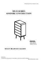 eliving FURNITURE MUZI Series Assembly Instruction Manual preview