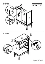 Preview for 9 page of eliving FURNITURE NB TB8411-OK TALLBOY Assembly Instruction Manual