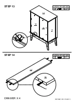 Preview for 10 page of eliving FURNITURE NB TB8411-OK TALLBOY Assembly Instruction Manual