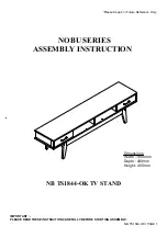 Preview for 2 page of eliving FURNITURE NOBU NB TS1844-OK Assembly Instruction Manual