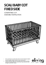 eliving FURNITURE SCALI BABY COT FIXEDSIDE Assembly Instruction preview