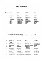 Preview for 28 page of Elka Synthex MIDI User Manual