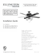 Preview for 1 page of Ellington E-MAN52ABZ5C4 Installation Manual