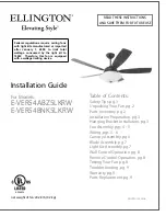 Ellington E-VER54ABZ5LKRW Installation Manual preview