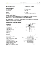 Preview for 16 page of Elma 611B User Manual