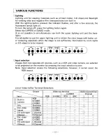 Preview for 14 page of Elmo EV-500AF Operation Manual