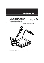 Elmo HV-8500SX Instruction Manual preview