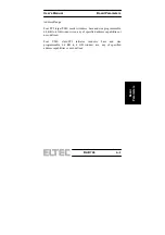 Preview for 45 page of ELTEC BAB 740 Manual