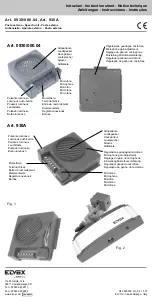 Preview for 1 page of Elvox 0930/000.04 Instruction Sheet