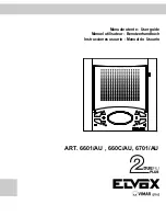 Elvox 6601/AU User Manual preview